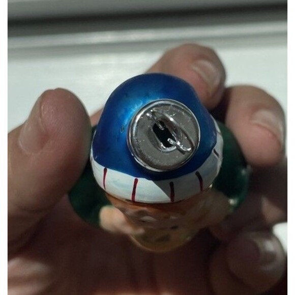 Vintage Christmas Trimmeries  glass ornaments Hand Decorated Drummer Boy - Picture 7 of 10